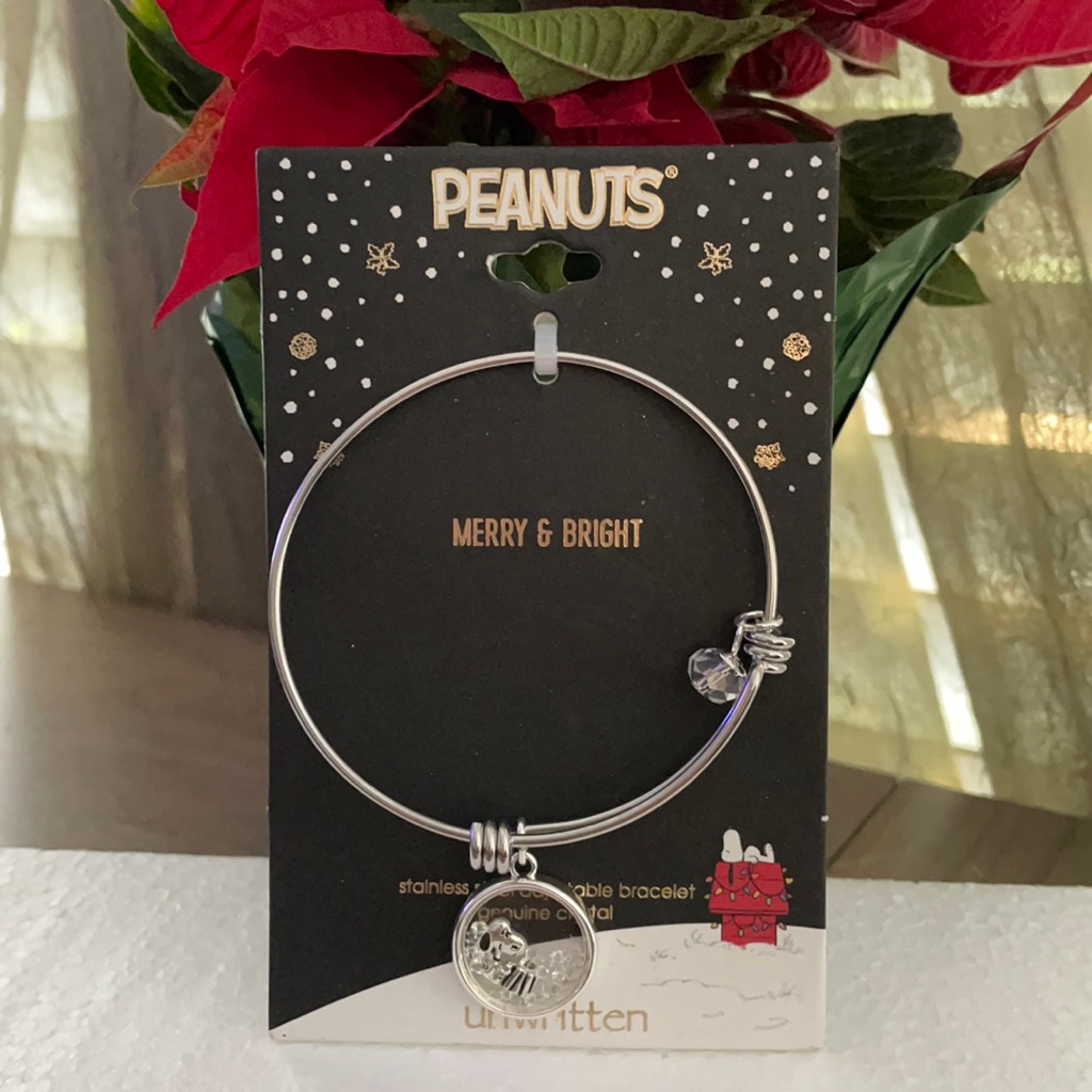 Peanuts Merry And Bright Adjustable Bracelet 25$